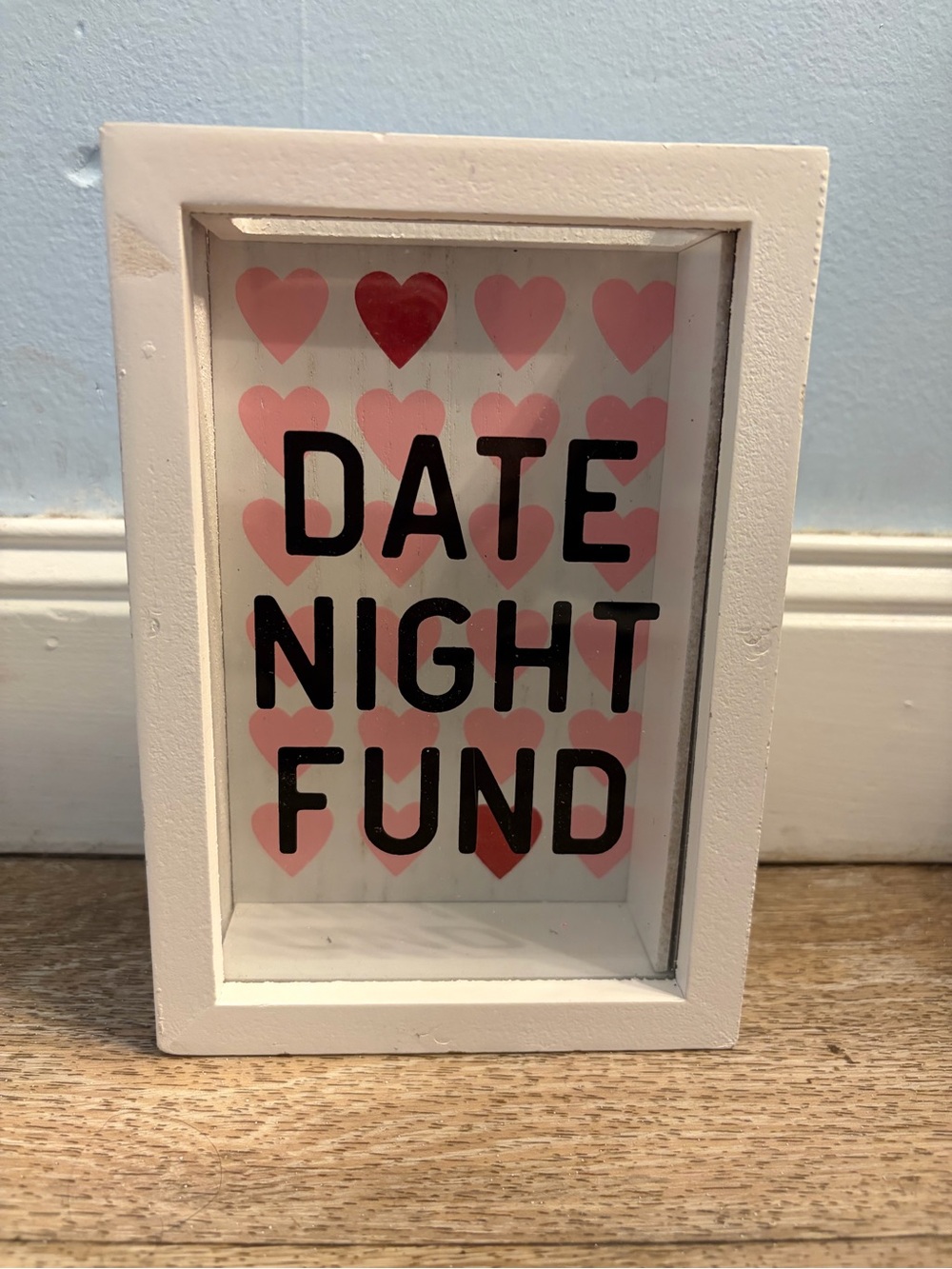 Date Night Fund Shadow Box Piggy Bank